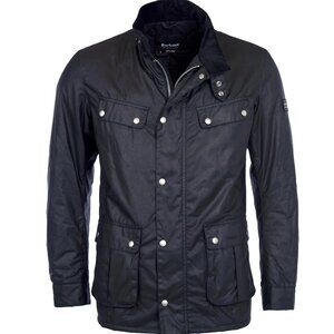Barbour Lightweight Duke Waxed Cotton Jacket Black XXL